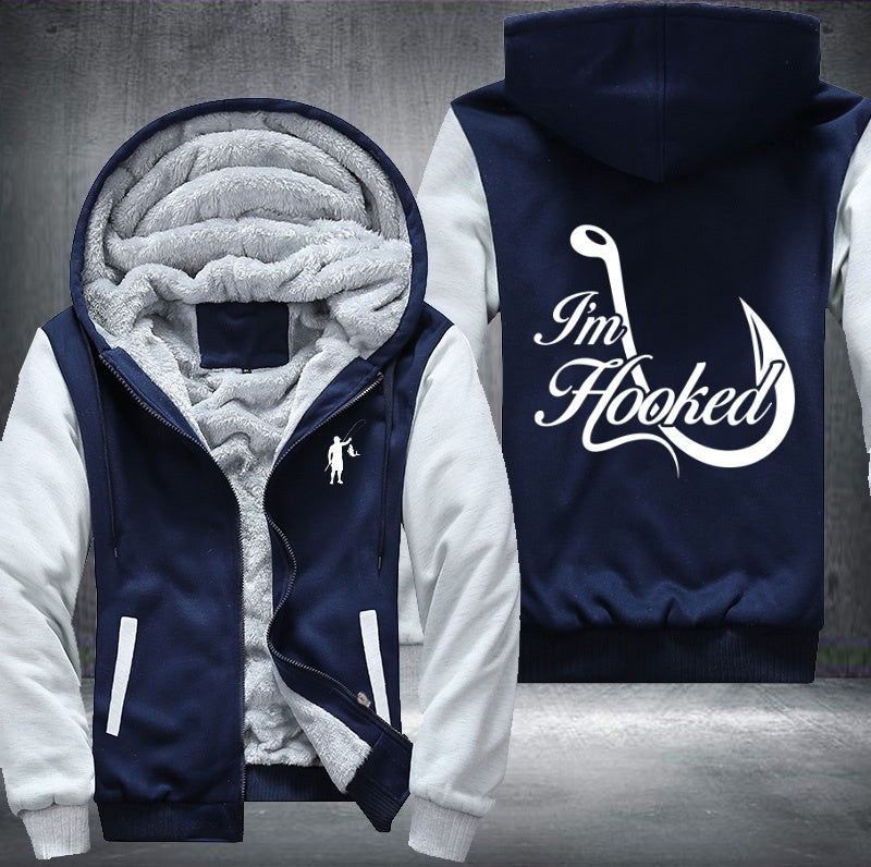 I'm Hooked Fleece Hoodies Jacket