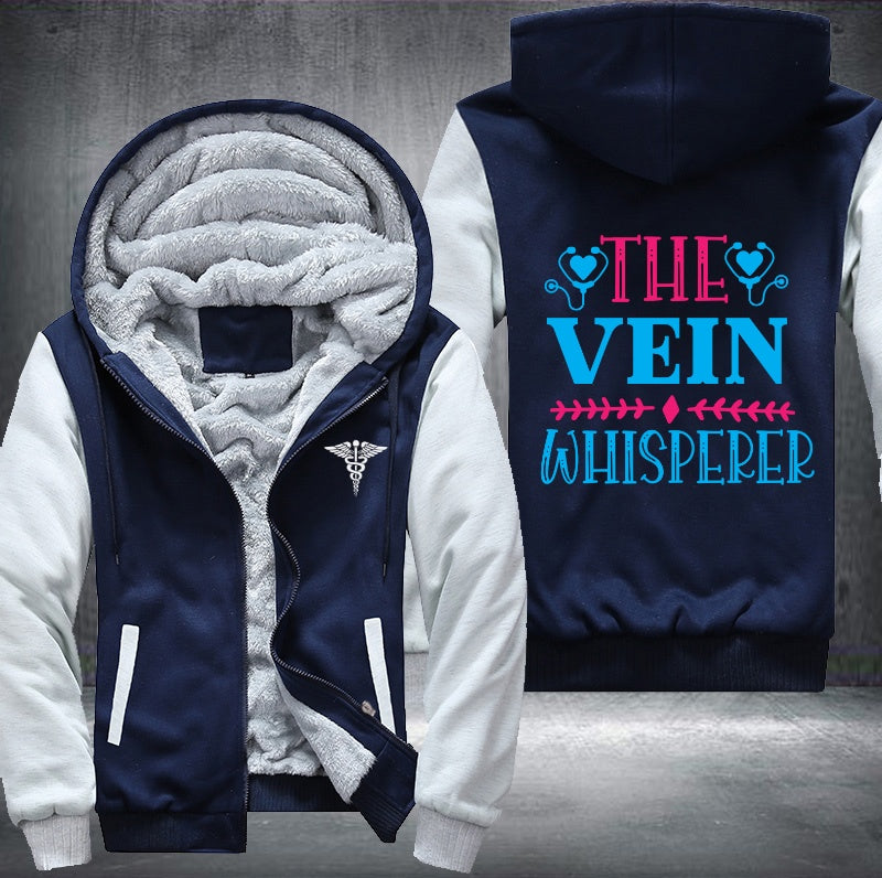 The vein whisperer Fleece Hoodies Jacket