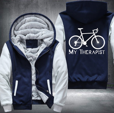 MY THERAPIST Fleece Hoodies Jacket