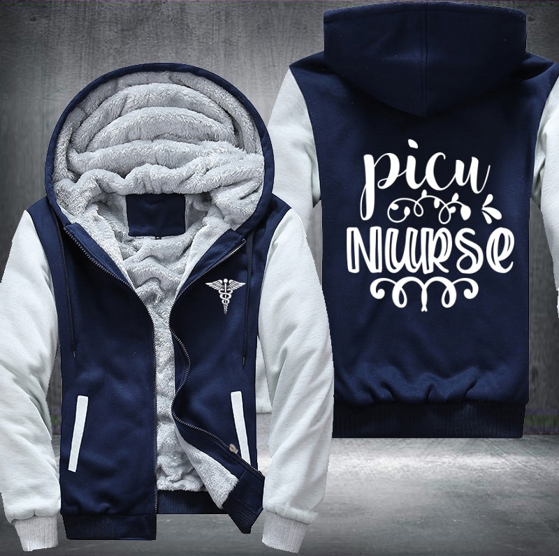 Sorry the nice nurse is an vacation Fleece Hoodies Jacket