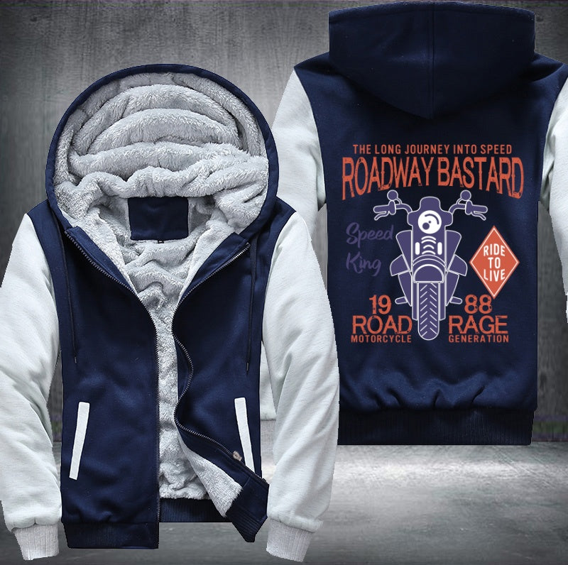 The long journey into speed roadway bastard Fleece Hoodies Jacket