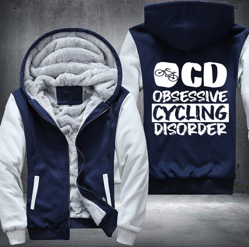CD OBSESSIVE CYCLING DISORDER Fleece Hoodies Jacket