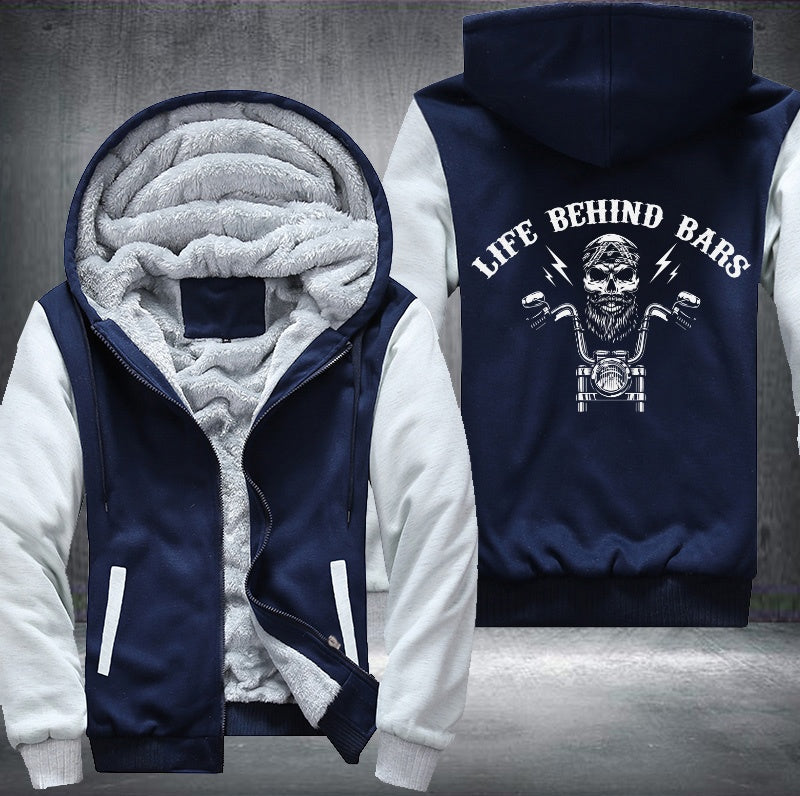 Life behind bars Fleece Hoodies Jacket