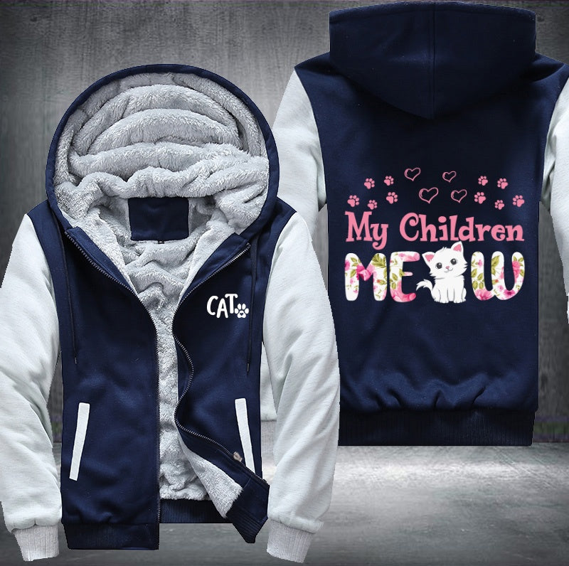 My Children MEOW Fleece Hoodies Jacket