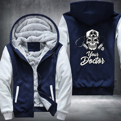 Skull your doctor Fleece Hoodies Jacket
