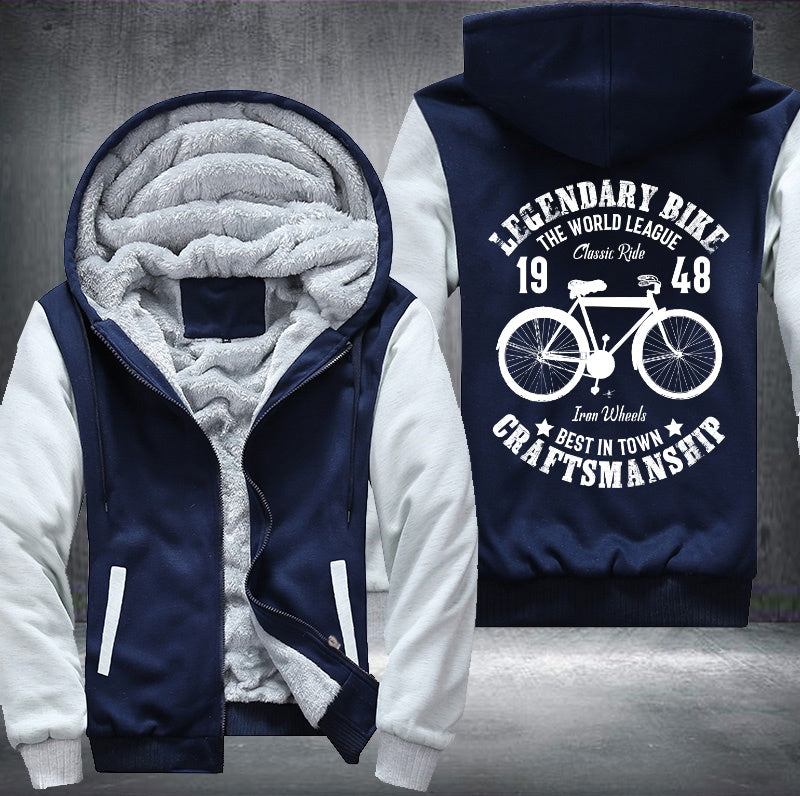 LEGENDARY BIKE THE WORLD LEAGUE Classic Ride Fleece Hoodies Jacket