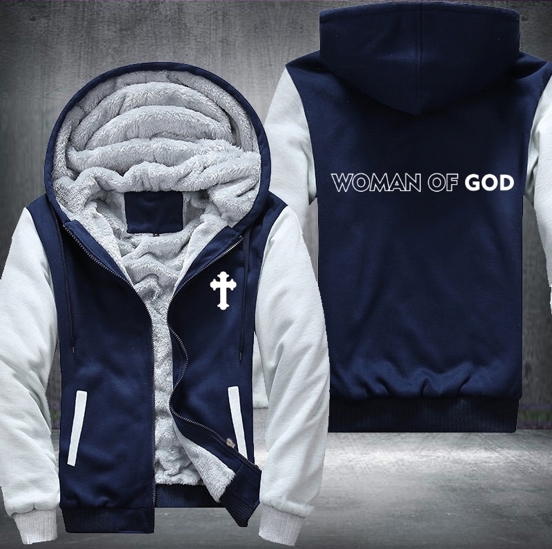 Woman of god Fleece Hoodies Jacket