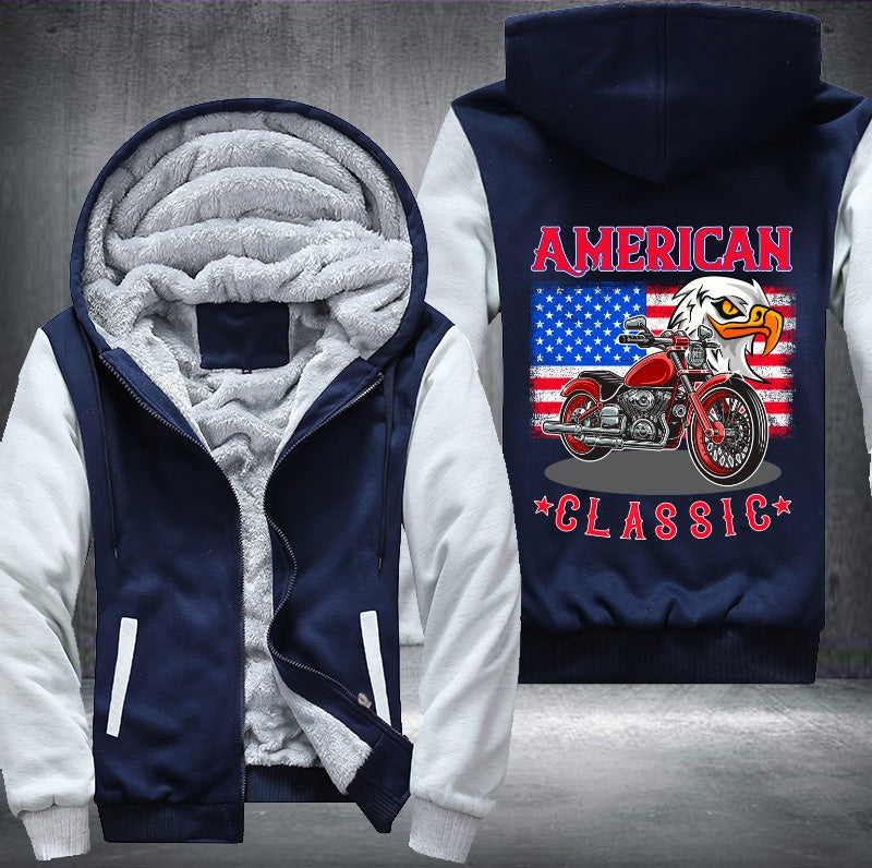 AMERICA CLASSIC Fleece Hoodies Jacket