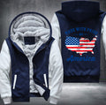 MADE WITH PRIDE in America Fleece Hoodies Jacket