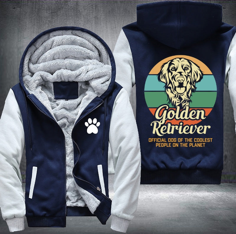 Golden Retriever official dog Fleece Hoodies Jacket