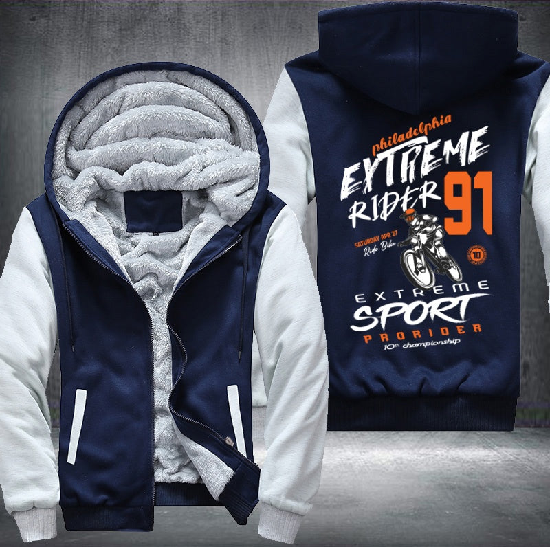 PHILADELPHIA EXTREME RIDER 91 Fleece Hoodies Jacket