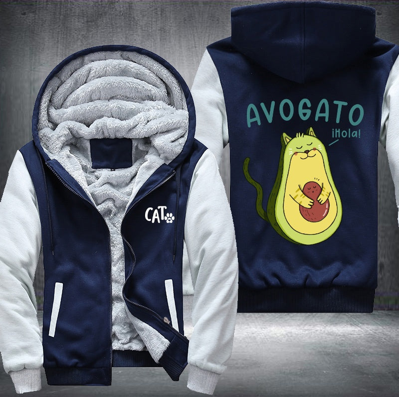 CAT AVOGATO iHola Fleece Hoodies Jacket