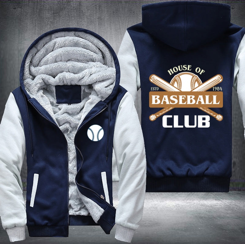 House of baseball club Fleece Hoodies Jacket
