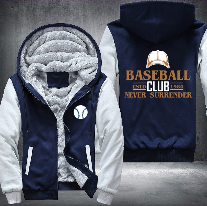 Baseball club never surrender Fleece Hoodies Jacket