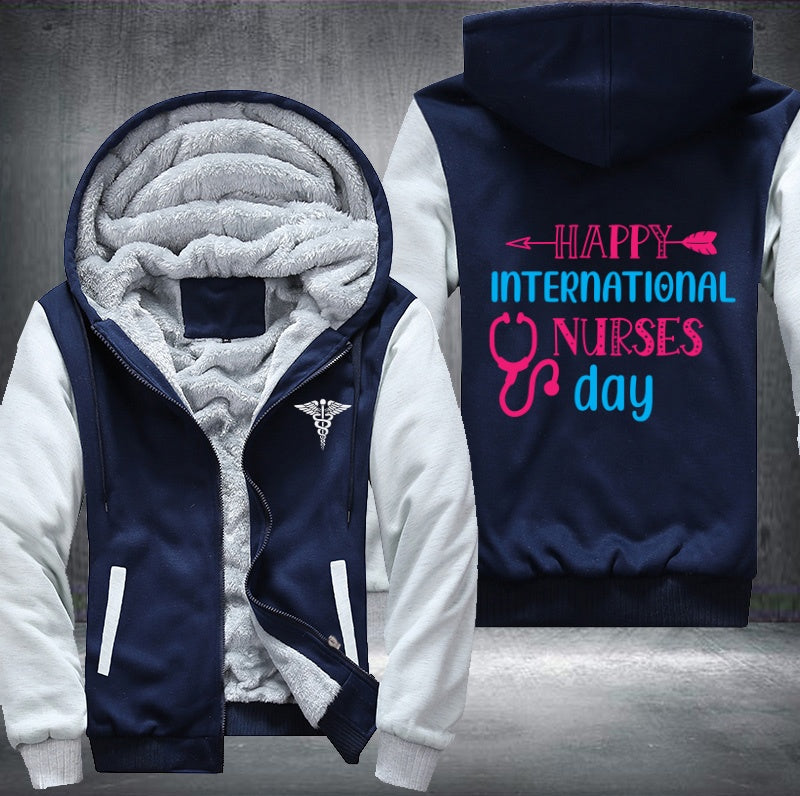 Happy international nurses day Fleece Hoodies Jacket