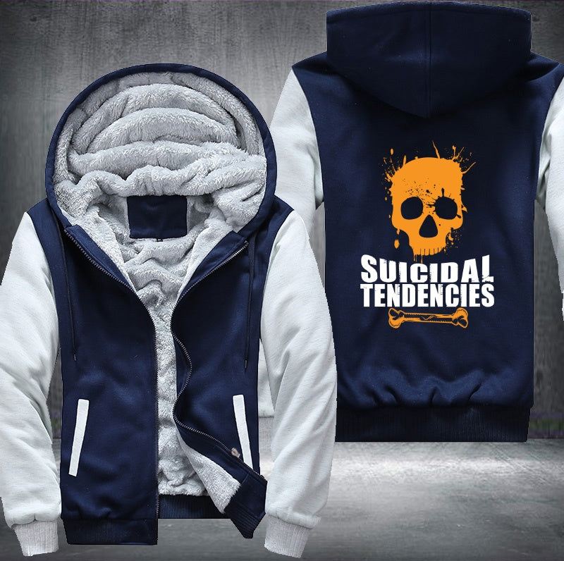 Skull Suicidal Tendencies Fleece Hoodies Jacket
