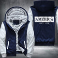 AMERICA EST. 1776 Fleece Hoodies Jacket