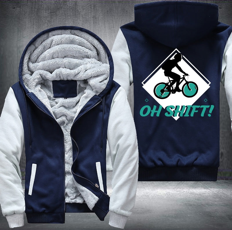 OH SHIFT! Fleece Hoodies Jacket