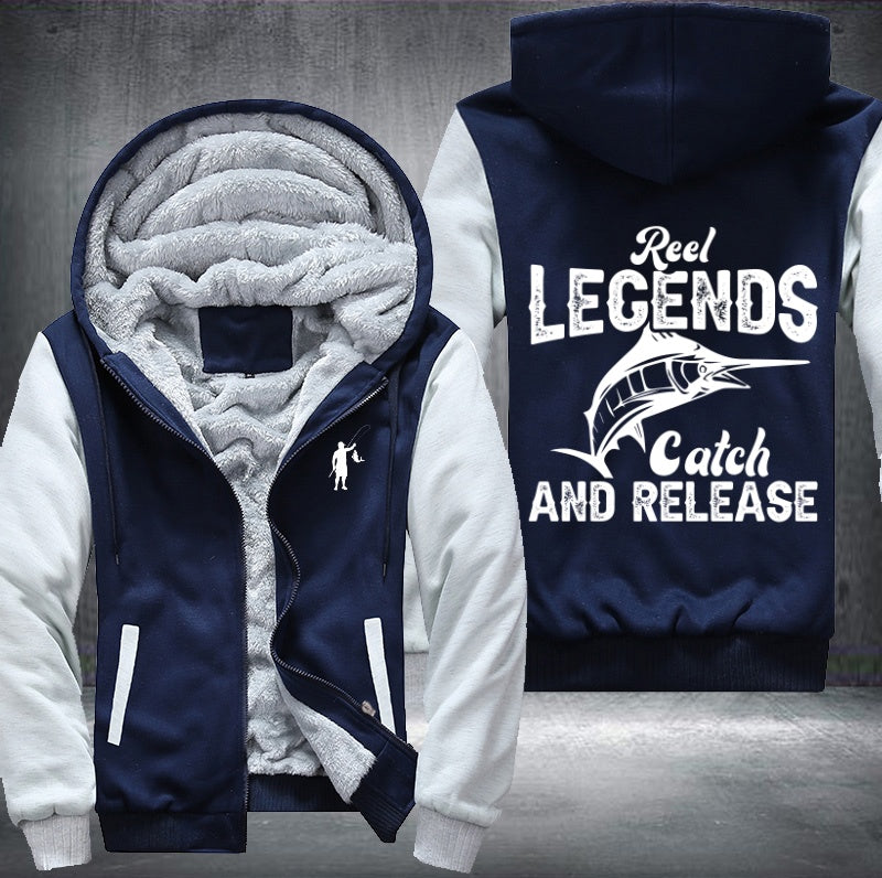 Reel legends catch and release Fleece Hoodies Jacket