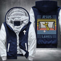 Jesus saves Fleece Hoodies Jacket