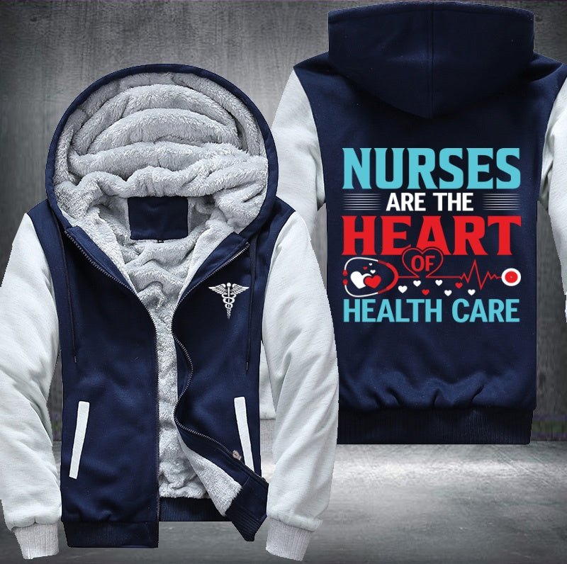 Nurse are the heart of health care Fleece Hoodies Jacket