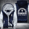 Unashaed christ follower live boldy Fleece Hoodies Jacket