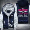 I'm a nurse to save time let's just assume that i'm never wrong Fleece Hoodies Jacket