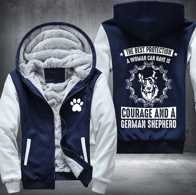 The best protection German Shepherd Fleece Hoodies Jacket