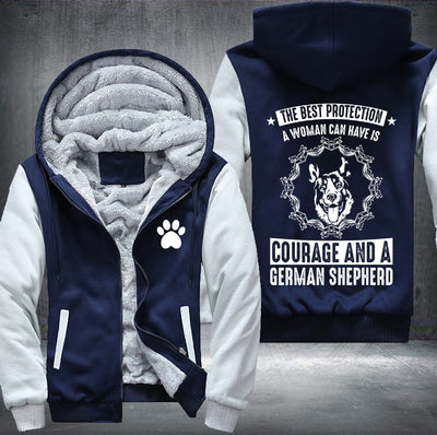 The best protection German Shepherd Fleece Hoodies Jacket