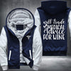 Will trade medical advice for wine Fleece Hoodies Jacket