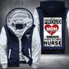 I'm a proud mom of a freaking awesome nurse Fleece Hoodies Jacket