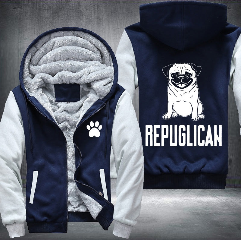 REPUGLICAN Fleece Hoodies Jacket