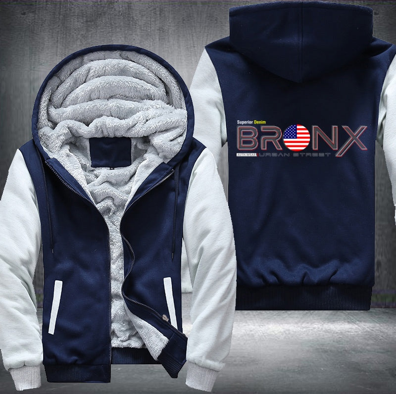 BRONX urban street Fleece Hoodies Jacket