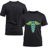 Green Blue nurse logo Tee Shirt