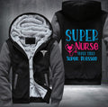 Super nurse super tired super blessed Fleece Hoodies Jacket