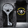 Skull Respect Is Earned Loyalty Returned Fleece Hoodies Jacket