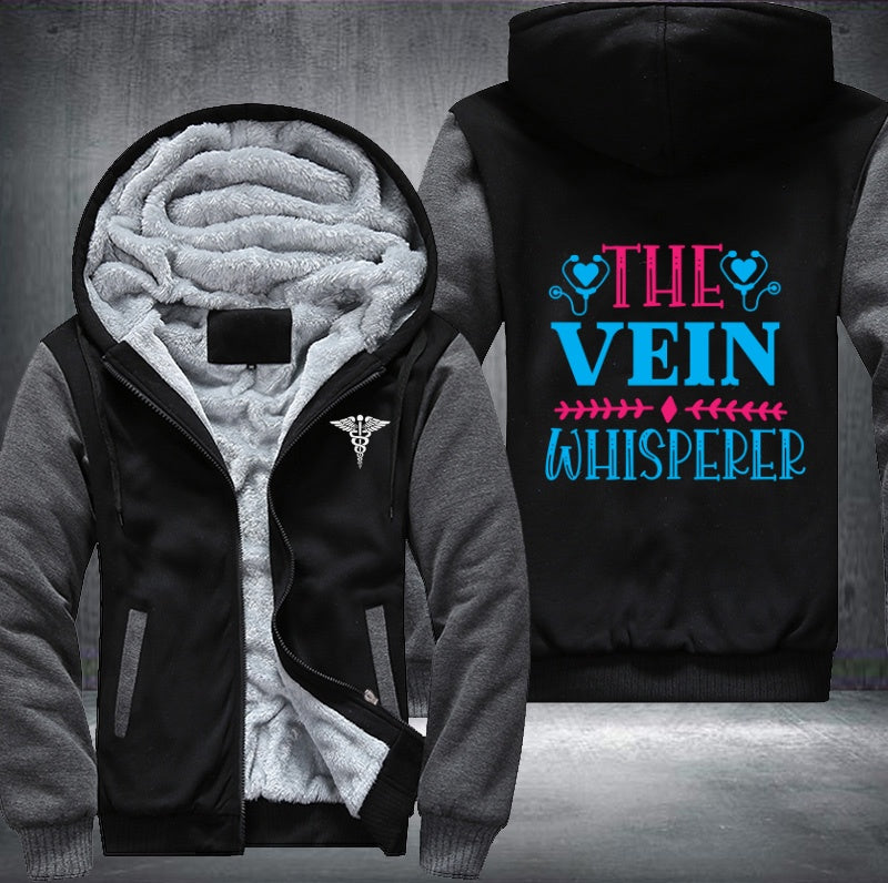 The vein whisperer Fleece Hoodies Jacket