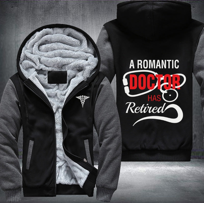 A romantic doctor has retired Fleece Hoodies Jacket