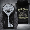 Ride fast caferacer club Oakland California Fleece Hoodies Jacket
