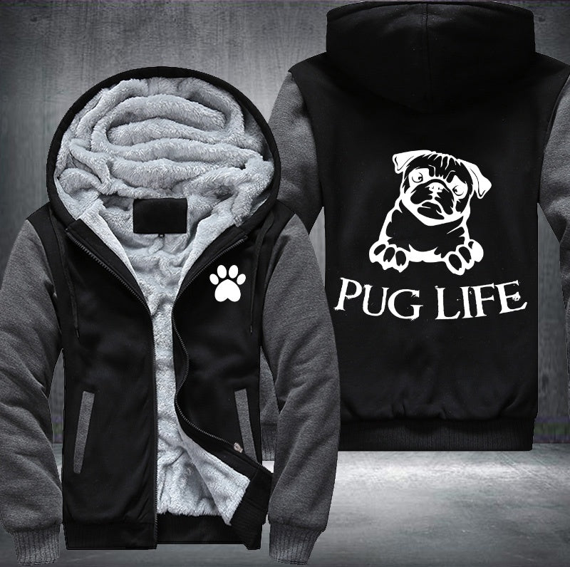 PUG LIFE Fleece Hoodies Jacket
