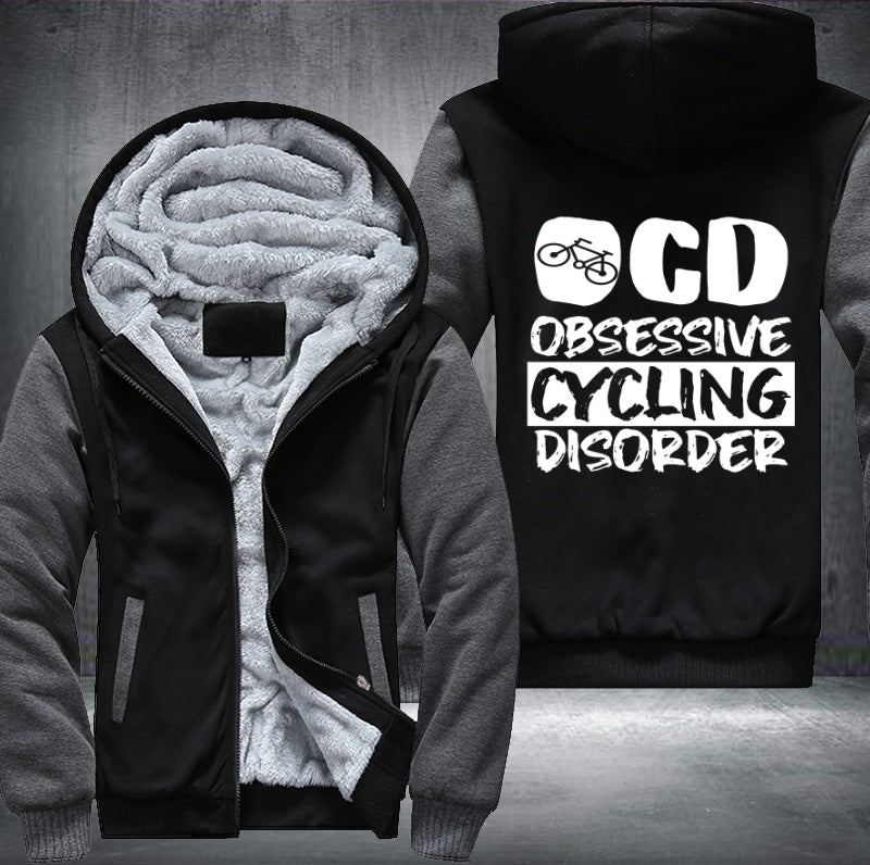CD OBSESSIVE CYCLING DISORDER Fleece Hoodies Jacket