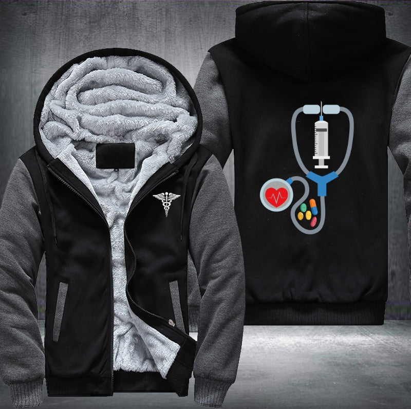 Doctor Equipment Fleece Hoodies Jacket