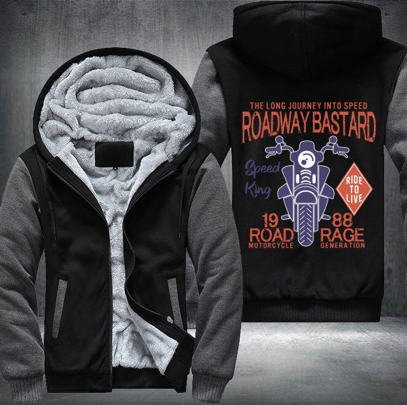 The long journey into speed roadway bastard Fleece Hoodies Jacket