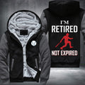 I'm retire not expired baseball Fleece Hoodies Jacket