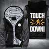 Baseball touch down Fleece Hoodies Jacket