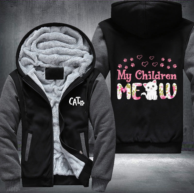 My Children MEOW Fleece Hoodies Jacket