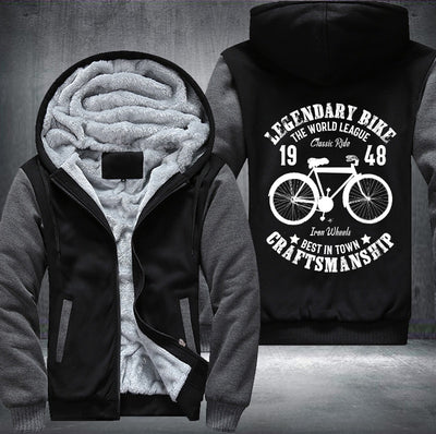 LEGENDARY BIKE THE WORLD LEAGUE Classic Ride Fleece Hoodies Jacket