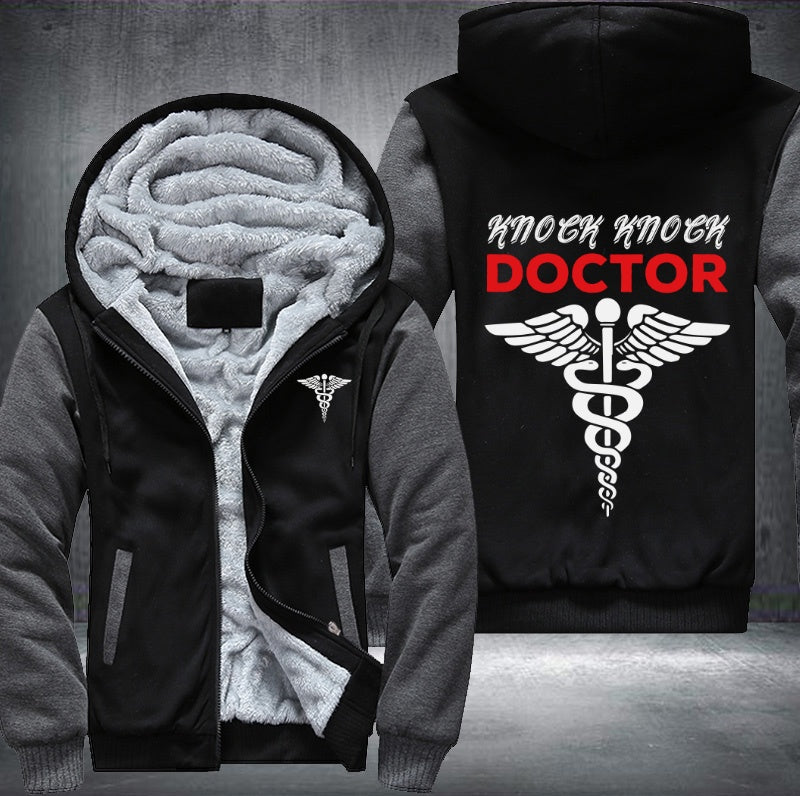 Knock Knock Doctor Fleece Hoodies Jacket