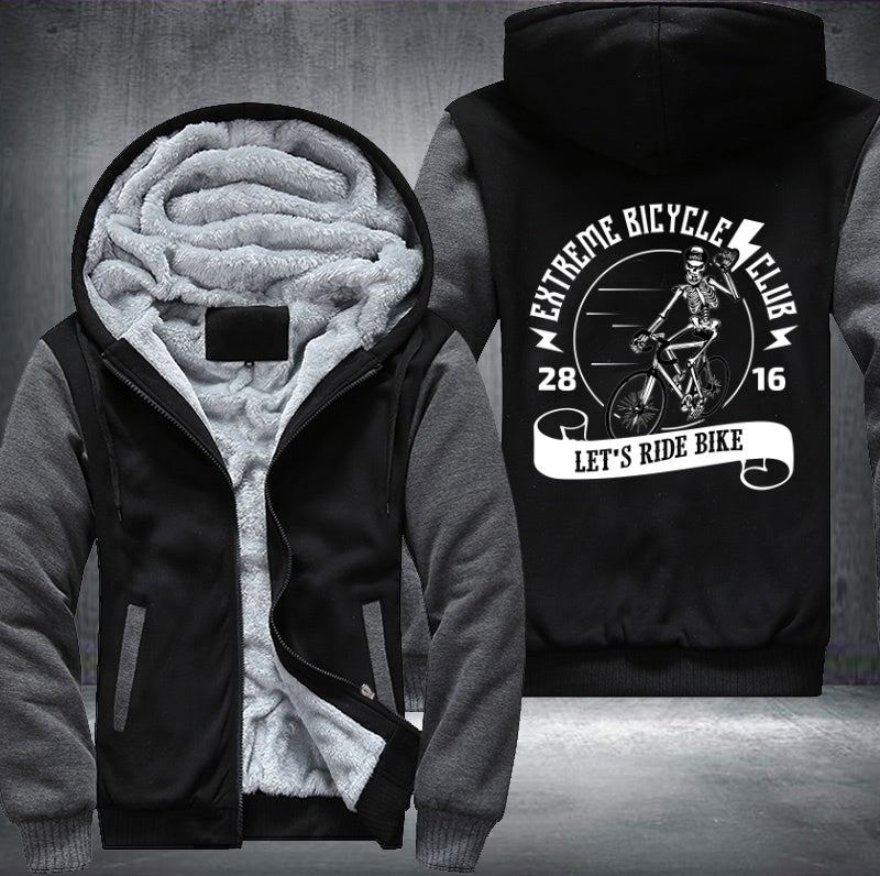 EXTREME BICYCLE CLUB Fleece Hoodies Jacket