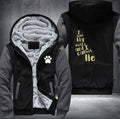 I love mutts and I can not lie Fleece Hoodies Jacket